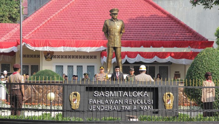 Upacara Hari Kesaktian Pancasila di Museum Ahmad Yani, Jakpus.