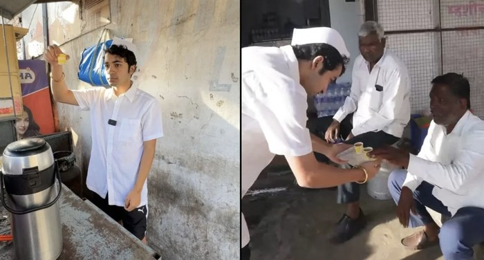 Vlogger Jualan Teh di Pinggir Jalan, Kaget Lihat Cuannya