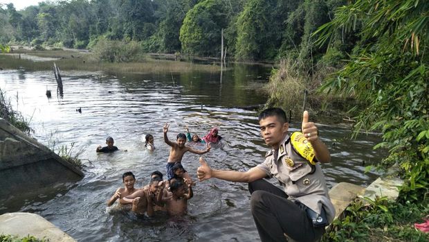 Bripka Arjunif dan Embung Telago Air Hitam.