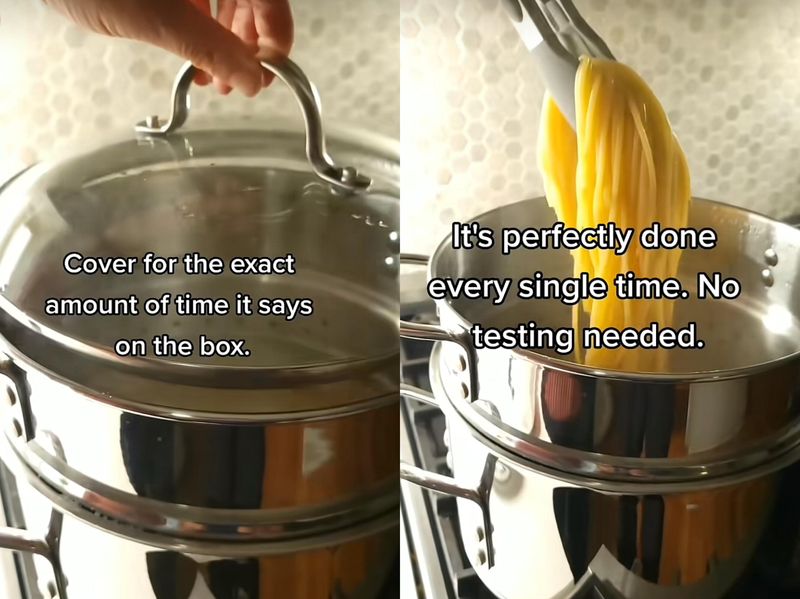 cara masak pasta hanya 2 menit saja