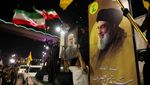 Gembiranya Warga Irak Saat Iran Bombardir Israel