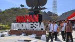 Momen Jokowi Resmikan Tujuh PLBN di NTT
