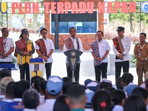 Jokowi Resmikan 7 Pos Lintas Batas Negara Senilai Rp 1,3 T