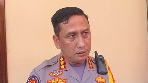 Kabid Humas Polda Bali Kombes Jansen Avitus Panjaitan di Polda Bali, Rabu (2/9/2024). Jansen menyampaikan tersangka baru terkait dugaan prostitusi di Flame Spa, Badung,