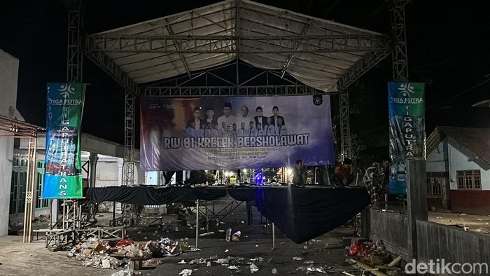 Lokasi Pengajian TKP keracunan massal di Kediri