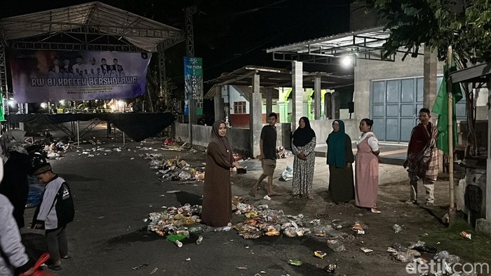 Lokasi Pengajian TKP keracunan massal di Kediri