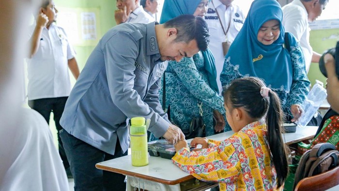 Simulasi atau uji coba kedua program makan siang bergizi digelar oleh Pemerintah Kota Pekanbaru