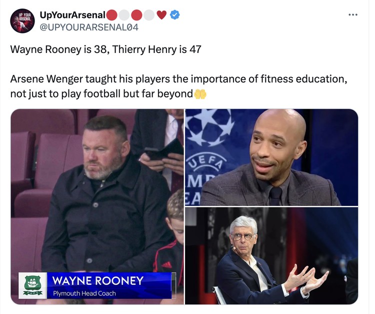 Foto Viral Wayne Rooney Tua Banget Saat Nonton MU Keok