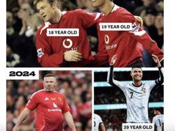 Foto Viral Wayne Rooney Tua Banget Saat Nonton MU Keok