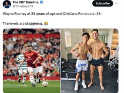 Foto Viral Wayne Rooney Tua Banget Saat Nonton MU Keok