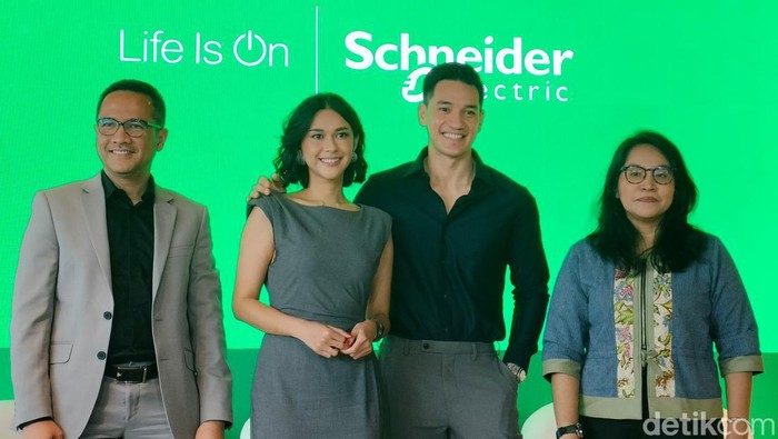 Pembicara dalam Acara Schneider Electric, Innovation Talk: Rumah Nyaman Listrik Aman di Jakarta pada Rabu (2/10/2024).