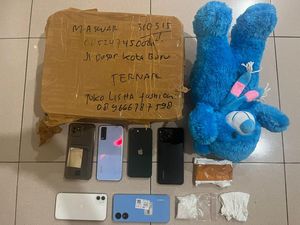 4 Orang Selundupkan Sabu Dalam Boneka Lewat Kargo Bandara Makassar Ditangkap