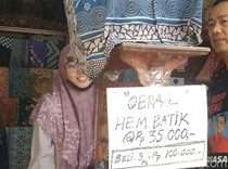 Herannya Hendi Seratus Ribu Dapat 3 Kemeja Batik di Pasar Setono Pekalongan