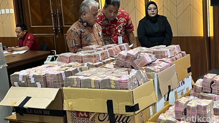 Potret Tumpukan Uang Rp 372 M yang Disita Kejagung di Kasus Korupsi Duta Palma