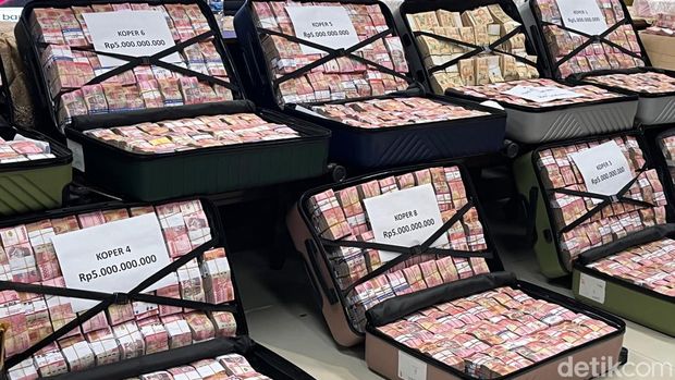 Potret Tumpukan Uang Rp 372 M yang Disita Kejagung di Kasus Korupsi Duta Palma
