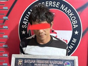 Buron Sebulan, Pengedar Narkoba di Muara Enim Ditangkap di Kamar Hotel