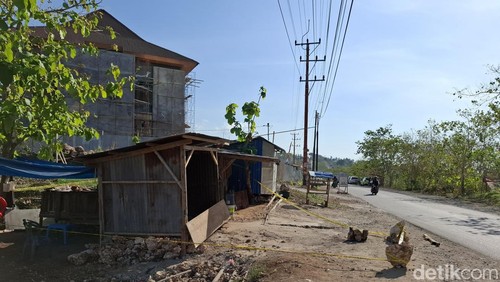 Lokasi kejadian penikaman terhadap Jemi Radja alias Jejo di Jalan Sakura, Kelurahan Belo, Kecamatan Maulafa, Kota Kupang, NTT. (Yufengki Bria/detikBali).