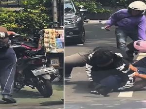 Video Viral Sejoli Ribut di Jaksel, Pria Banting Pacar ke Aspal