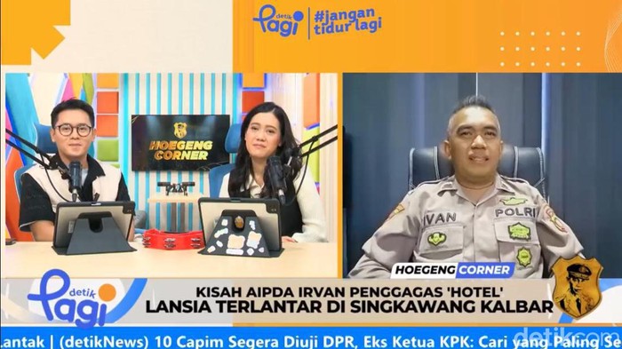 Aipda Muhammad Irvan dalam Program Hoegeng Corner di detikPagi