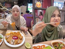 Aurel Hermansyah Kulineran di Bangkok, Cicip Somtam Salmon Pertama Kali!