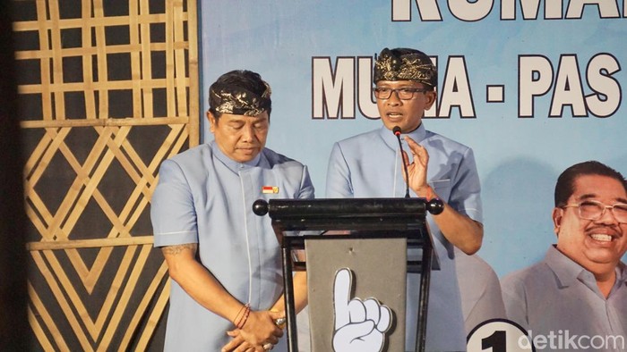 Cawabup Badung I Putu Alit Yandinata menyampaikan sederet program yang ditawarkan jika menang di Pilkada Badung, Rabu (2/10/2024).