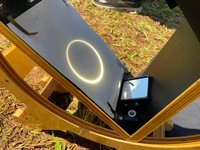 Gerhana Matahari cincin api terlihat dramatis dari Pulau Paskah, Chili, dan Argentina.