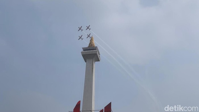 Gladi bersih HUT ke-79 TNI di Monas