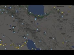 Video: Penampakan Radar Pesawat Komersial Hindari Wilayah Israel-Iran