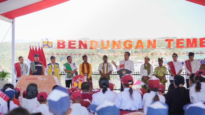 Jokowi resmikan Bendungan Temef garapan Waskita Karya di NTT