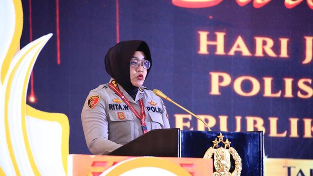 Ketua Panitia Sarasehan HUT ke-76 Polwan RI, Kombes Rita Wulandari Wibowo.