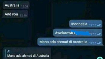 Ahmad orang Australia. Foto: X/randombjir