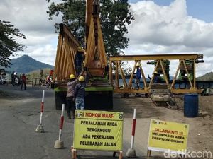 Jalan Poros Maros-Bone di Tompo Ladang Tutup Total 1 Jam Hari Ini
