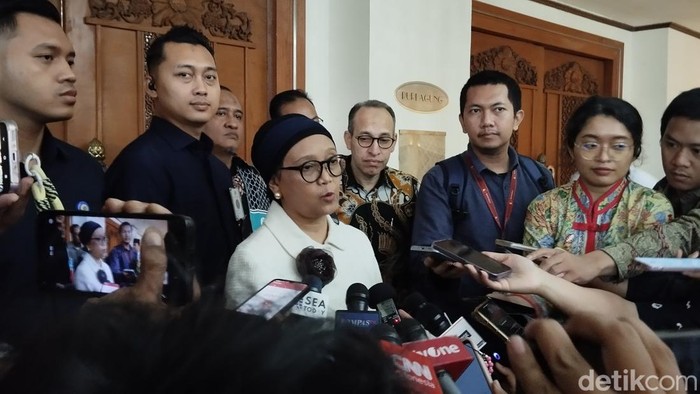 Menlu Retno Marsudi. (Maulana/detikcom)