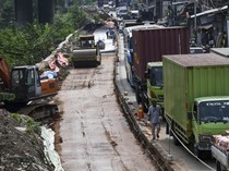 Melihat Progres Pelebaran Jalan Lintas Tangerang-Jakarta di Daan Mogot