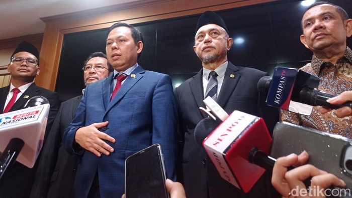 Perwakilan DPD RI berkunjung ke Kemhan RI, 3 Oktober 2024. (Taufiq Syarifudin/detikcom)