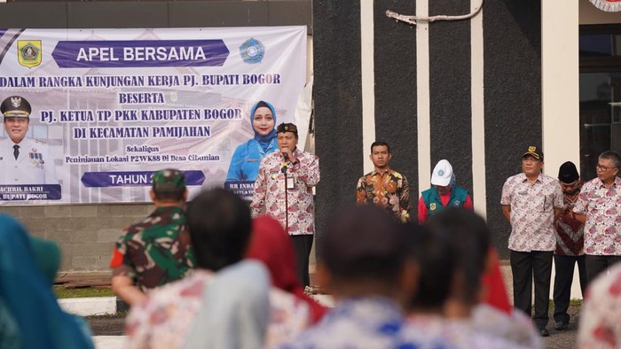 Pj Bupati Bogor, Bachril Bakri, di Pamijahan, Bogor.