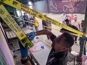 Polisi Gelar Prarekonstruksi Pembunuhan Diki di Warung Palabuhanratu
