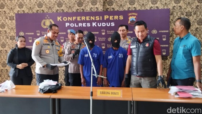 Polres Kudus menggelar ungkap kasus di Mapolres Kudus, Kamis (3/10/2024).