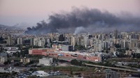 Dalam serangan ini, Israel menargetkan fasilitas penyelamatan Hizbullah. (REUTERS/Joseph Campbell)
