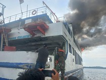 Kapal Roro Terbakar di Perairan Tanjung Kasam Batam, ASDP Lakukan Investigasi