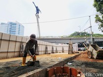 Revitalisasi Jalur Pedestrian di Tebet Terus Dikebut