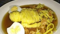Mi mumi sepertinya cocok disematkan untuk nama hidangan ini. Bentuknya jauh dari menarik selera karena sangat menyeramkan. Foto: Facebook Unusual Foods