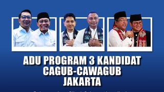 Adu Program 3 Kandidat Cagub-Cawagub Jakarta