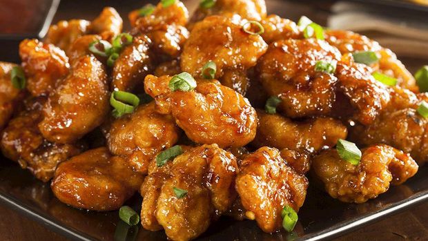 Orange chicken dari China.