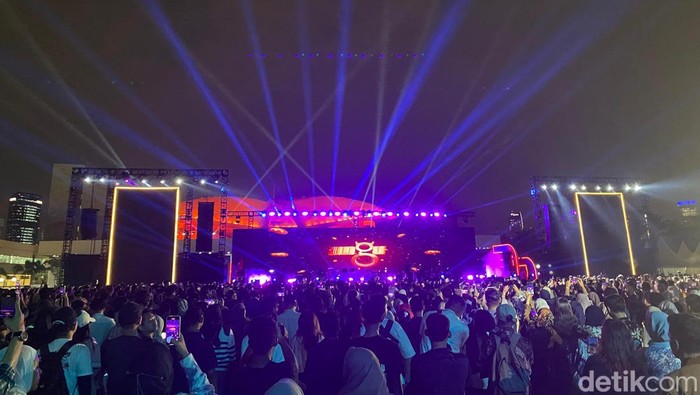 DPR RI menggelar People Fest (Dwi R/detikcom)