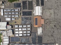 Foto Udara Produksi Garam di Klungkung Bali