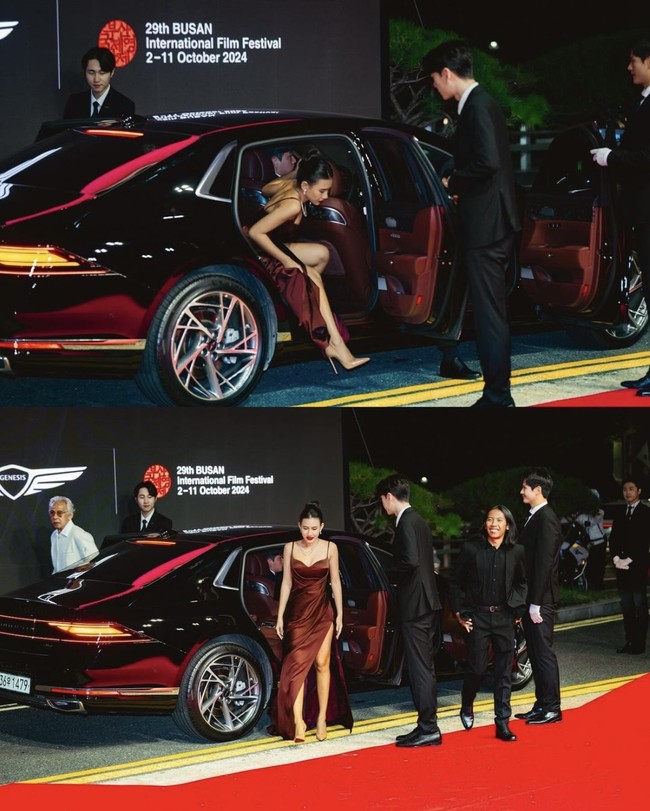 “Shenina Busan Cinnamon😍💐” “Perasaan baru kemarin ke Busan skrg udah udah ke Busan lagi.. Waktu secepat ituu ternyata 🥹” “KOREAN SIDE SHENINA CINNAMON! 😍🔥 BANGGAAAAAAA,” komentar sejumlah netizen di Instagram Shenina. Foto: dok. Instagram @sheninacinnamon