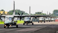 Pesawat NC212i juga akan ikut meramaikan HUT ke-79 TNI di Monas pada 5 Oktober 2024.  