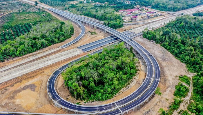 Jalan Tol Bayung Lencir-Tempino Seksi 1 Rampung.