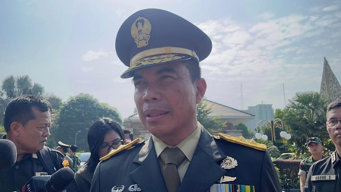 Kapuspen TNI Mayjen TNI Hariyanto  (Anggi/detikcom)